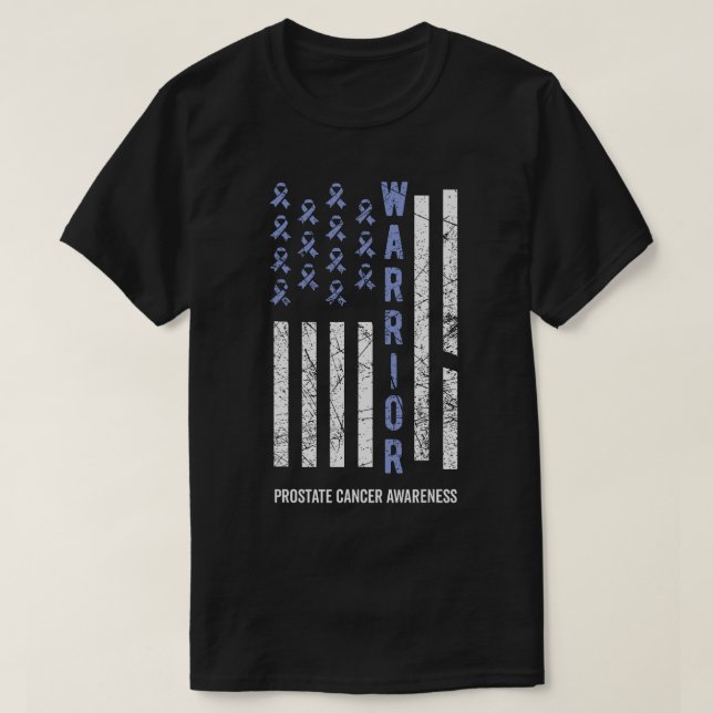 T-shirt Lauréats du cancer de la prostate du Ruban bleu cl (Design devant)