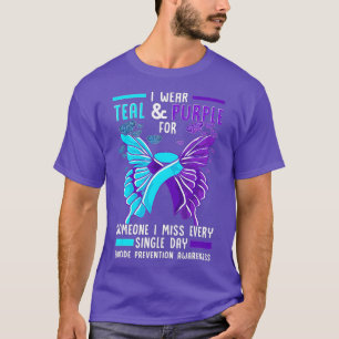 T-shirt Lauréats turquoises et violets de la prévention du