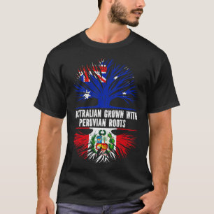 T-shirt L'Australie grandit avec des racines péruviennes A
