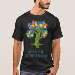 T-shirt L'Autisme Contribue À La Sensibilisation À L'Arbre
