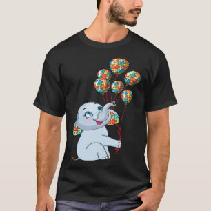 T-shirt L'autisme est mon incroyable talent Baby Elephant