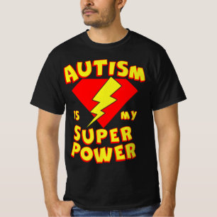 T-shirt L'autisme est mon super-pouvoir Superhero Autisme 