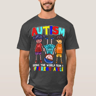 T-shirt L'autisme face au monde d'un autre angle