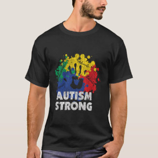 T-shirt L'autisme Fière D'Une Forte Sensibilisation Autist
