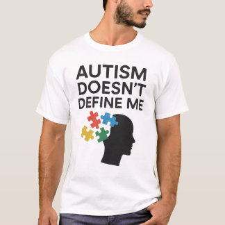 T-shirt L'autisme ne me définit pas Puzzle Art