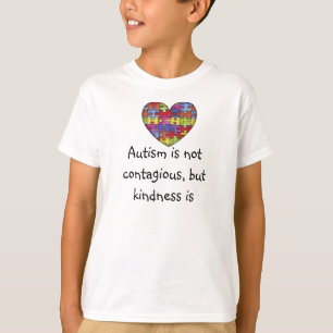 T-shirt L'autisme n'est pas contagieux