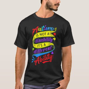 T-shirt L'autisme n'est pas un handicap, c'est une capacit