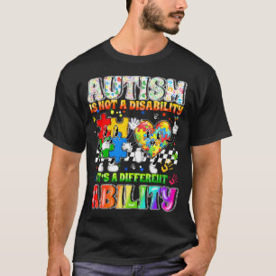T-shirt l'autisme n'est pas un handicap c'est une capacité