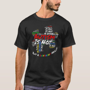 T-shirt L'autisme n'est pas un handicap mais une capacité
