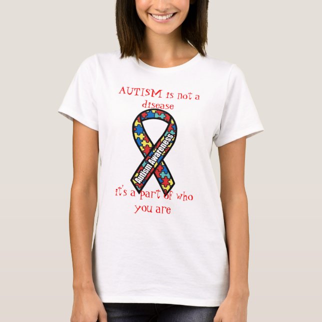 T-shirt L'AUTISME n'est pas une maladie (Devant)