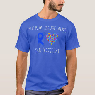 T-shirt L'autisme Plus Que Différent