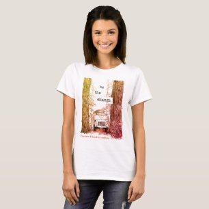 T-shirt L'autobus d'EEI dans les séquoias colorized le