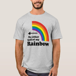 T-shirt L'autre moitié de mon arc-en-ciel (à droite)