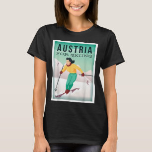 T-shirt L'Autriche pour le ski Pistensau &amp; Skihaserl D