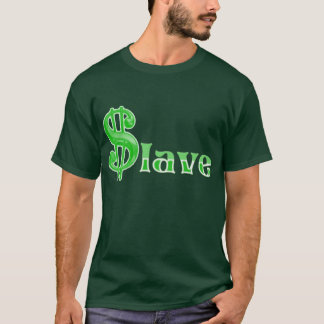T-shirt $lave - Argent Vêtements Esclave Impression avant