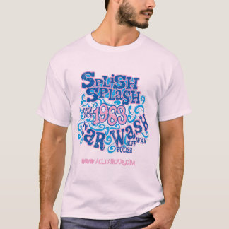T-shirt lave-auto splish d'éclaboussure