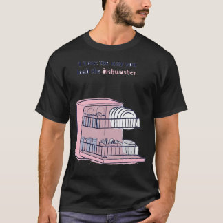 T-shirt Lave-vaisselle coffre - Cool bleu imprimé