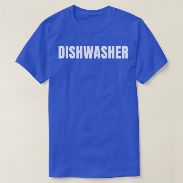 T-shirt Lave-vaisselle Funny Job Titre Profession Annivers (Design devant)