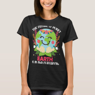 T-shirt L'avenir de la planète Terre est dans ma salle de