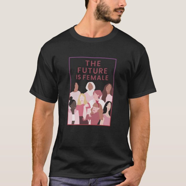 T-shirt L'avenir est féminin (Devant)