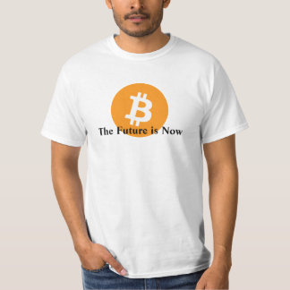 T-shirt L'avenir est maintenant - chemise de Bitcoin