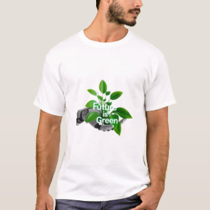 T-shirt L'avenir est vert : robot écologique