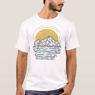 T-shirt L'aventure de Wanderlust attend l'été