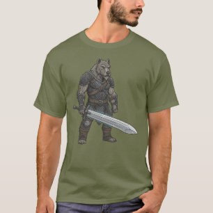 T-shirt L'aventure du chien gladiateur Irish Wolfhound