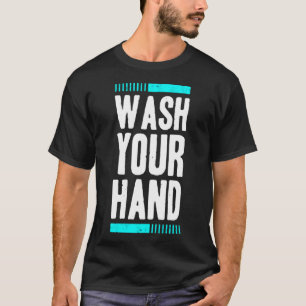 T-shirt Lavez votre tendance main