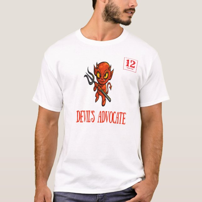 T-SHIRT L'AVOCAT DE DIABLE (Devant)