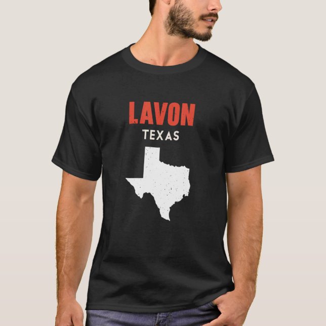T-shirt Lavon Texas USA State America Travel Texas (Devant)