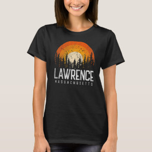 T-shirt Lawrence Massachusetts MA Vintage 80s 90s Retro