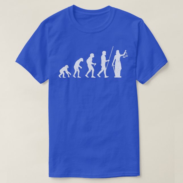 T-shirt Lawyer Jurassia vend l'évolution (Design devant)