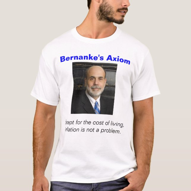 T-shirt L'axiome de Bernanke (Devant)