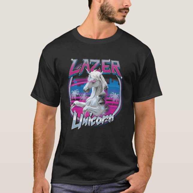 T-shirt Lazer Unicorn girl (Devant)