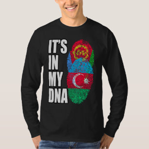 T-shirt L'Azerbaïdjan Et L'Érythrée Mélangent Le Patrimoin