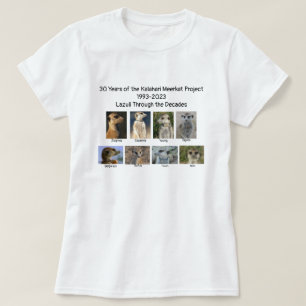 T-shirt Lazuli tout au long des décennies
