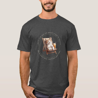 T-shirt Lazy Chat, Drôle Chat