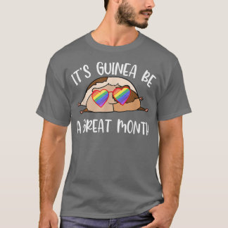 T-shirt Lazy Guinea Pig Funny LGBTQ Stups Gay pride Son Gu