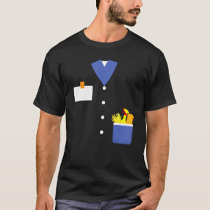 T-shirt Lazy Halloween Costume de gardien de costume Janit