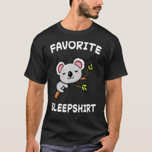 T-shirt Lazy Koala Koalas Ours Nap Dormir Pyjama