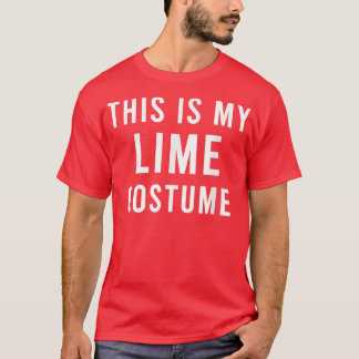 T-shirt Lazy Lime Tequila Costume Drôle Trick Treat Candy