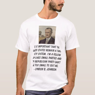 T-shirt LBJ sur le Parti Républicain