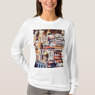 T-shirt ldp POSITANO - ville - église Père Noël Maria Assu