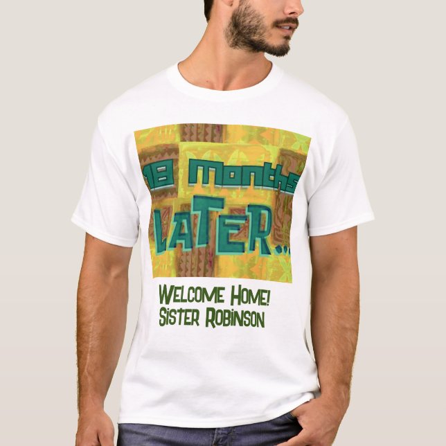 T-shirt LDS Soeur Accueil Missionnaire Signe Personnalisé (Devant)
