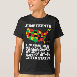 T-shirt Le 11° anniversaire de la libération des noirs afr