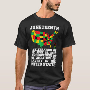 T-shirt Le 11° anniversaire de la libération des noirs afr