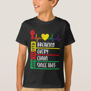 T-shirt Le 11° juin brisant chaque chaîne depuis 1865 Libe
