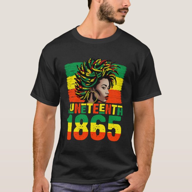T-shirt Le 11 Juin, C'Est Mon Jour De L'Indépendance 1865  (Devant)