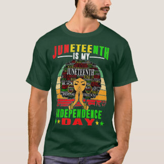 T-shirt Le 11 juin est ma fête de l'Indépendance Les femme
